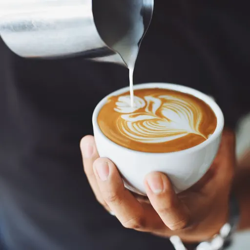 Original photo of coffee being poured